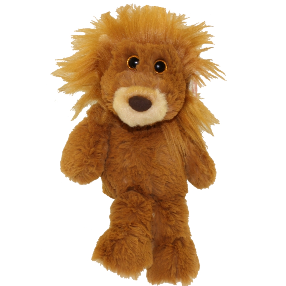TY Cuddlys - LEON the Lion (Regular Size - 8 inch)