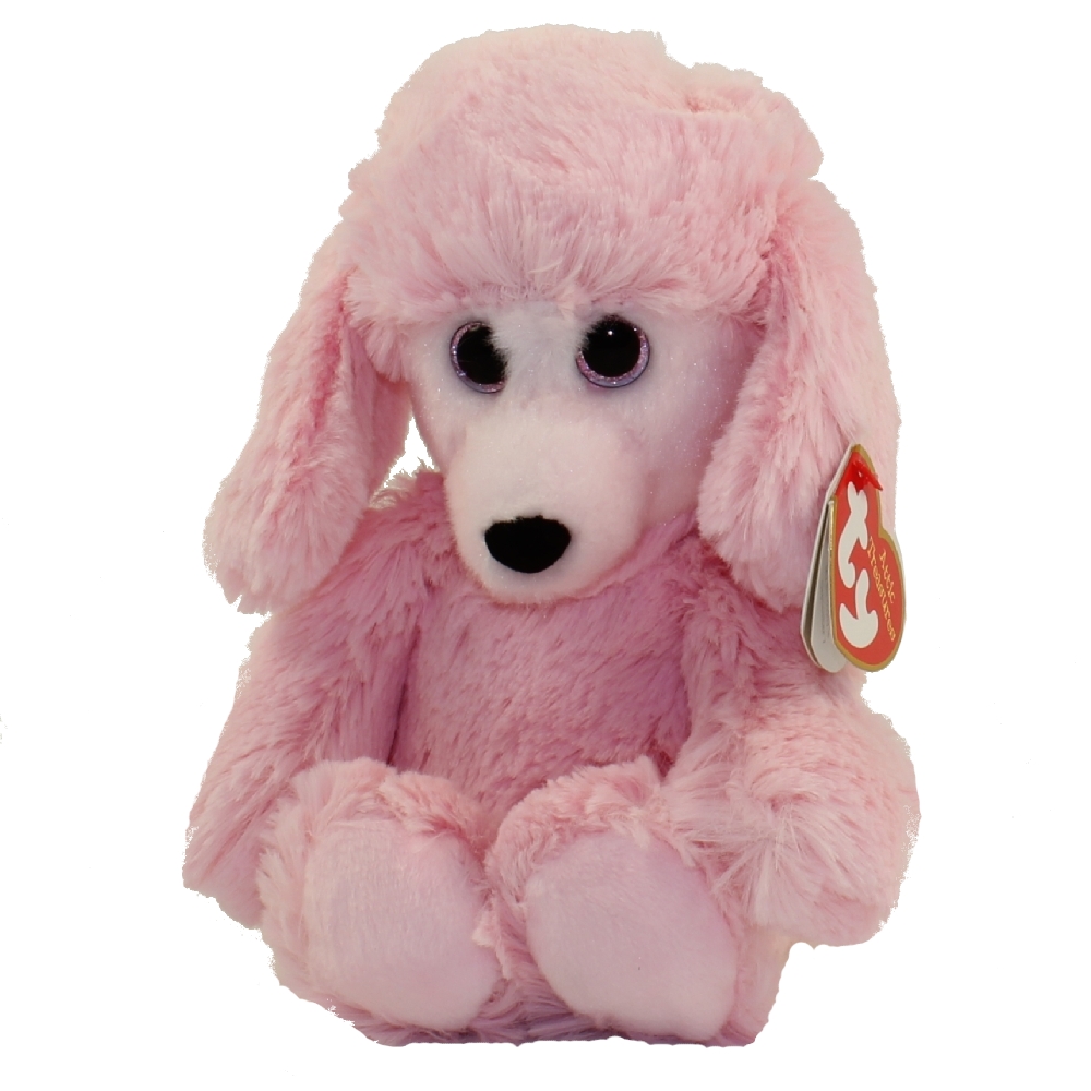 TY Cuddlys - PRICILLA the Pink Poodle (Regular Size - 8 inch)