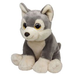 TY Classic Plush - ROCKY the Grey Wolf (Classic Tag - 8 inch)