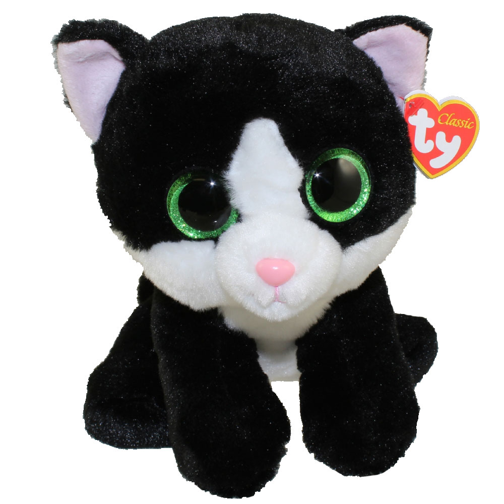 TY Classic Plush - AVA the Black & White Cat (9.5 inch)