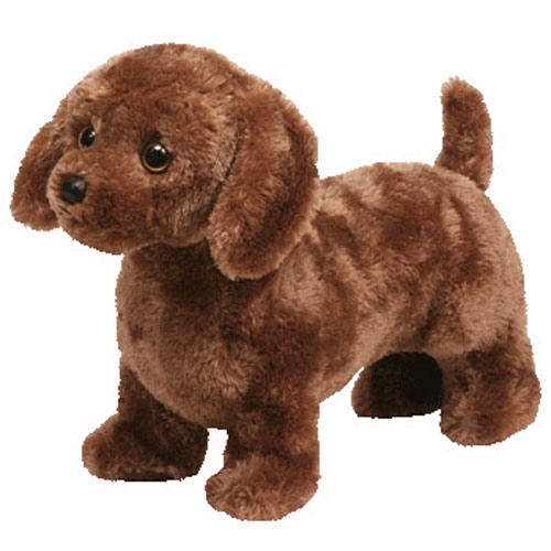 TY Classic Plush FRANK the Daschund Dog (13 inch)