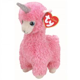 TY Classic Plush  - LANA the Pink UniLlama (Glitter Eyes)(9 inch)