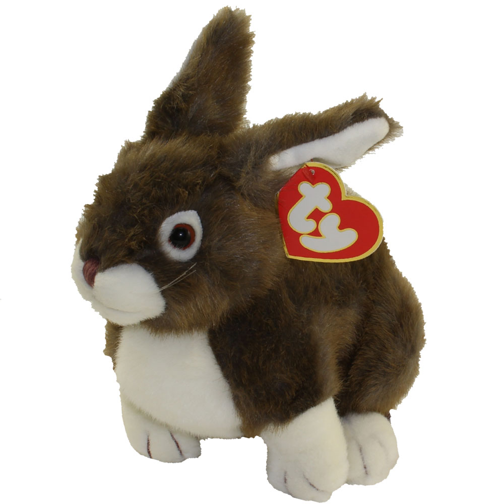 TY Classic Plush - PETER the Sable Bunny (Large Tag - 12 inch)(Near Mint Tag)