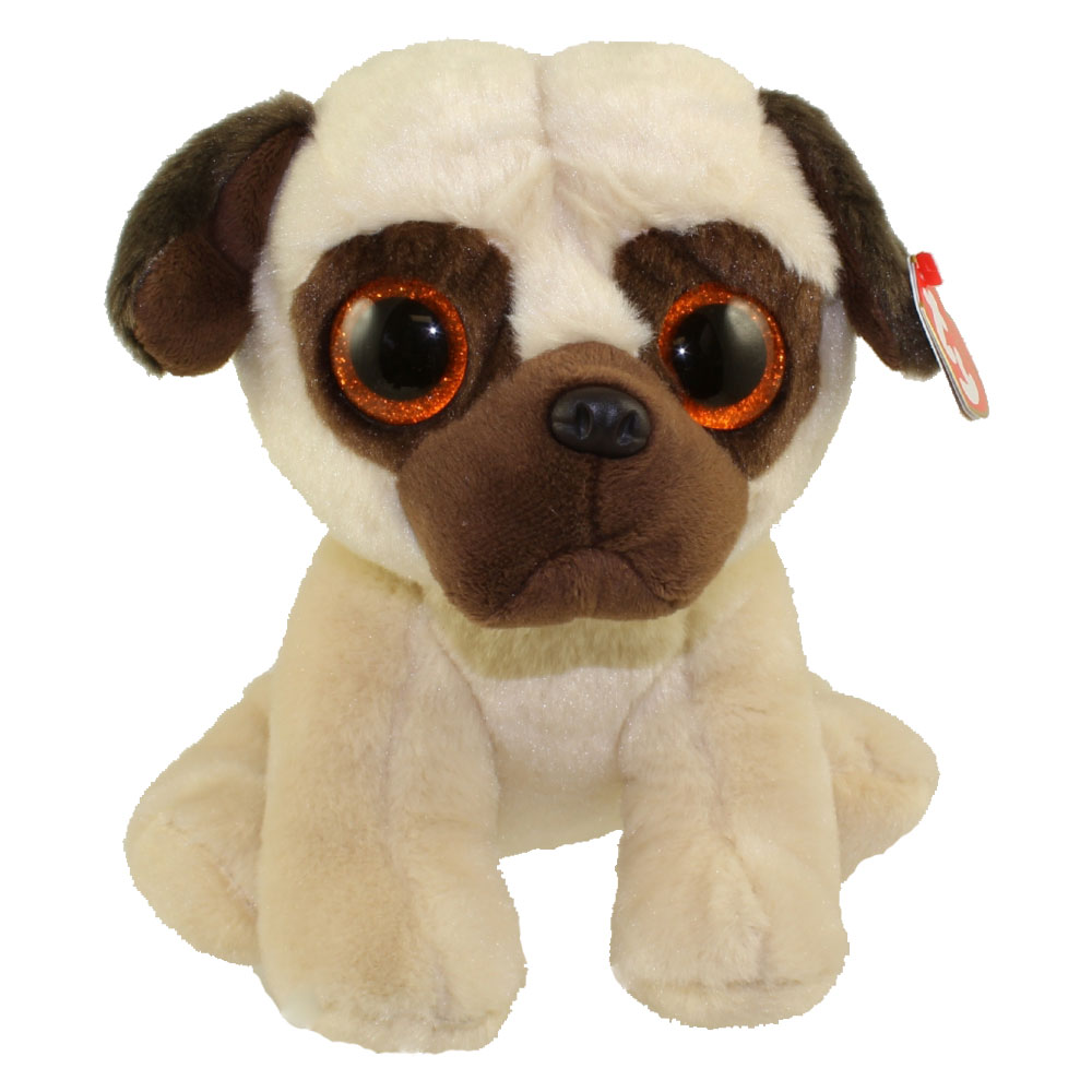 TY Classic Plush RUFUS the Pug Dog 9.5 inch BBToyStore Toys Plush Trading Cards Action Figures Games online retail store shop sale
