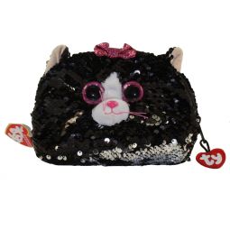 TY Fashion Flippy Sequin Accessory Bag - KIKI the Cat (8 inch)