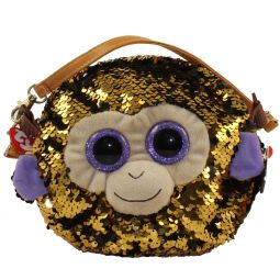 TY Fashion Flippy Sequin Purse - COCONUT the Monkey (8 inch)