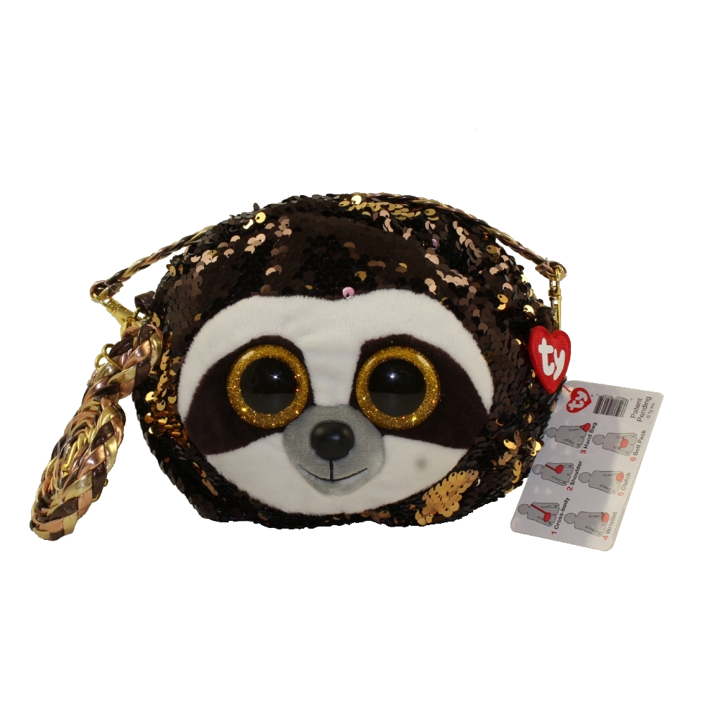 TY Fashion Flippy Sequin Purse - DANGLER the Sloth (8 inch)