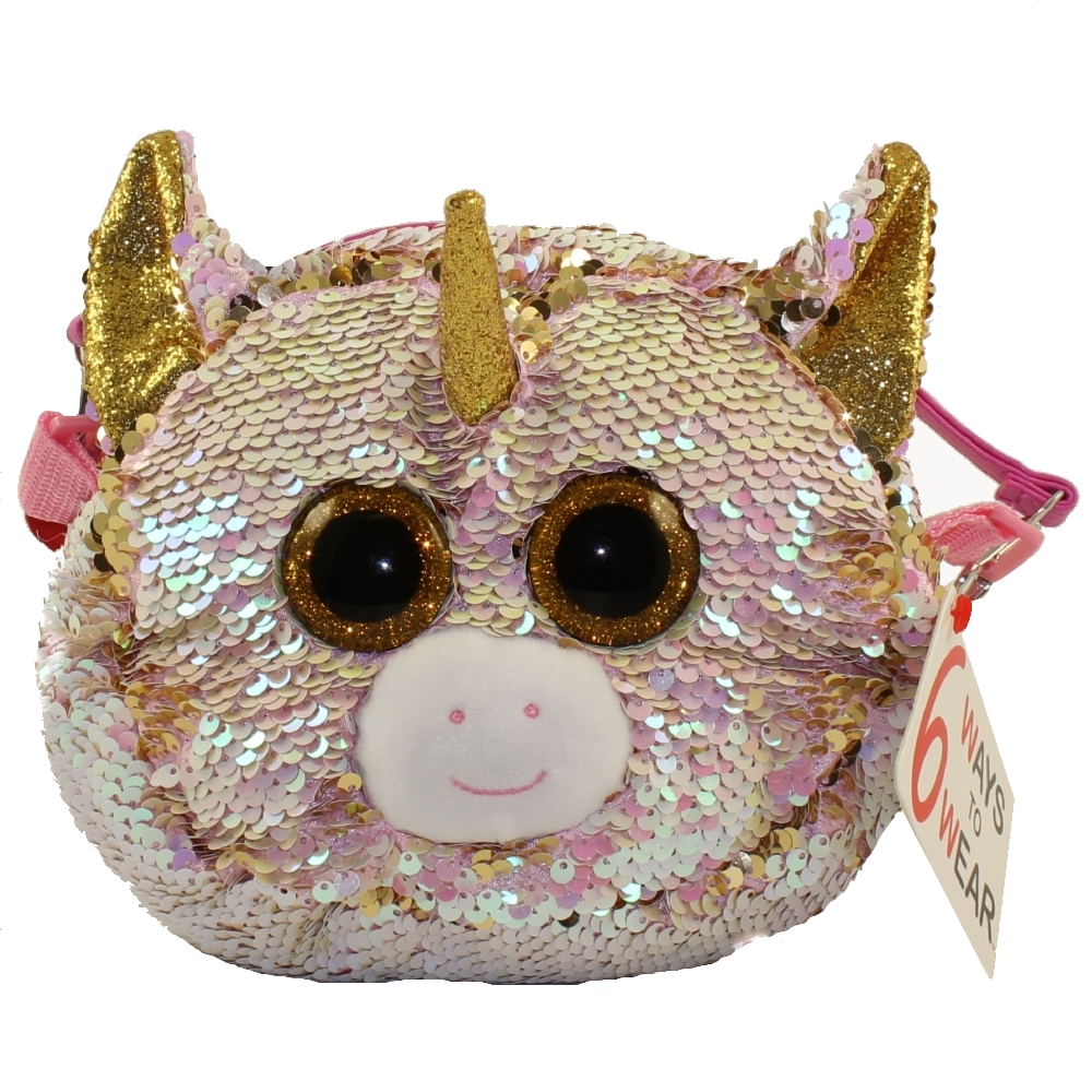 TY Fashion Flippy Sequin Purse - FANTASIA the Unicorn (8 inch)