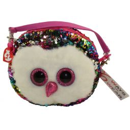 TY Fashion Flippy Sequin Purse - OWEN the Owl (8 inch)