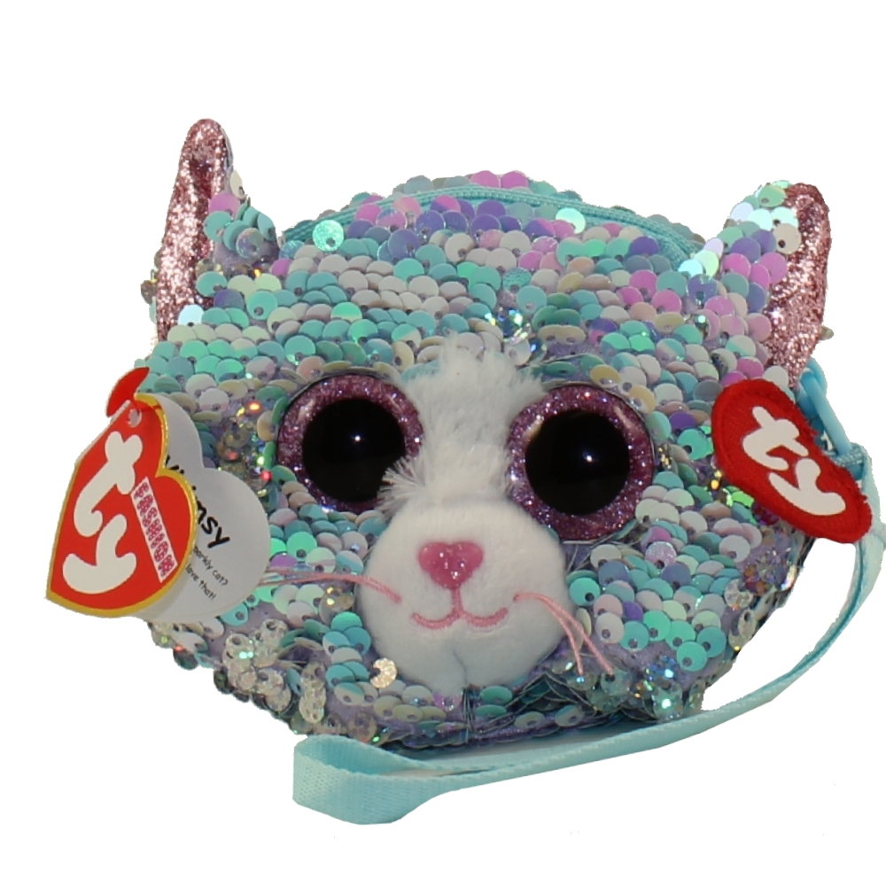 TY Fashion Flippy Sequin Wristlet - WHIMSY the Cat (5 inch)