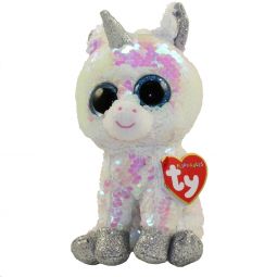 TY Flippables Sequin Plush - DIAMOND the Unicorn (Regular Size - 6 inch)