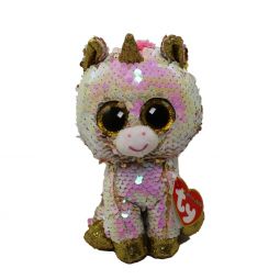 TY Flippables Sequin Plush - FANTASIA the Unicorn (Regular Size - 6 inch)