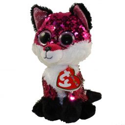 TY Flippables Sequin Plush - JEWEL the Fox (Regular Size - 6 inch)