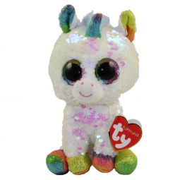 TY Flippables Sequin Plush - PIXY the Unicorn (Regular Size - 6 inch)