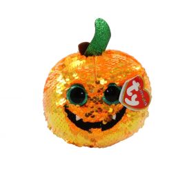 TY Flippables Sequin Plush - SEEDS the Pumpkin (Regular Size - 6 inch)