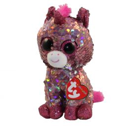 TY Flippables Sequin Plush - SPARKLE the Unicorn (Regular Size - 6 inch)