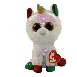 TY Flippables Sequin Plush - STARDUST the Christmas Unicorn (Regular Size - 6 inch)
