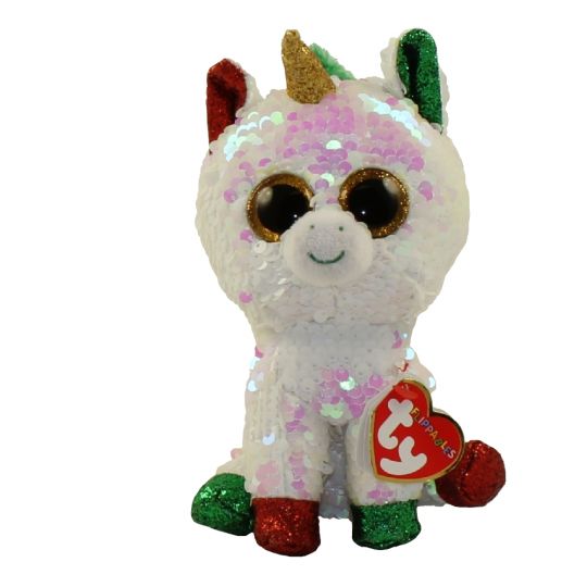 christmas unicorn plush