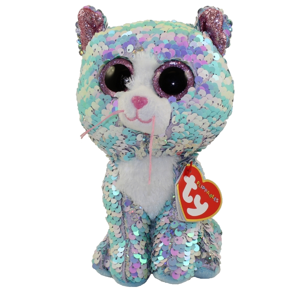 TY Flippables Sequin Plush - WHIMSY the Cat (Regular Size - 6 inch)