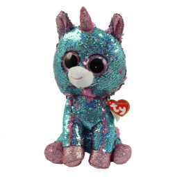 TY Flippables Sequin Plush - CELESTE the Unicorn (Medium Size - 9 inch)