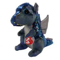 TY Flippables Sequin Plush - KATE the Dragon (Medium Size - 9 inch)