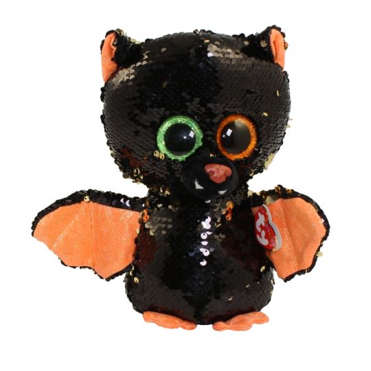 TY Flippables Sequin Plush OMEN the Bat Medium Size 9 inch BBToyStore Toys Plush Trading Cards Action Figures Games online retail store shop sale