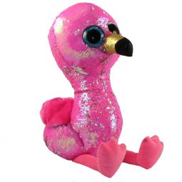 TY Flippables Sequin Plush - PINKY the Flamingo (LARGE Size - 17 inch)