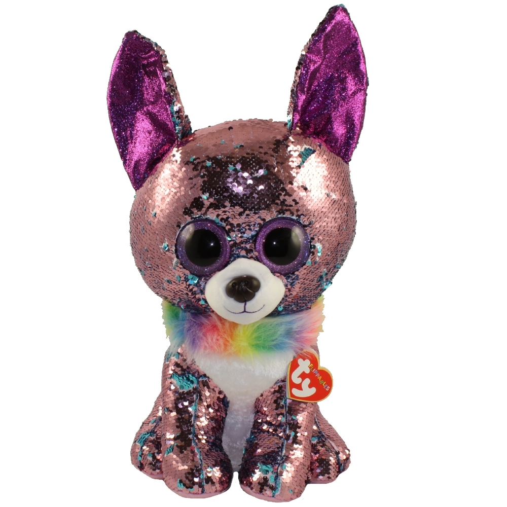 Peluche à sequins Yappy le Chihuahua 15 cm TY36268 Flippables Ty