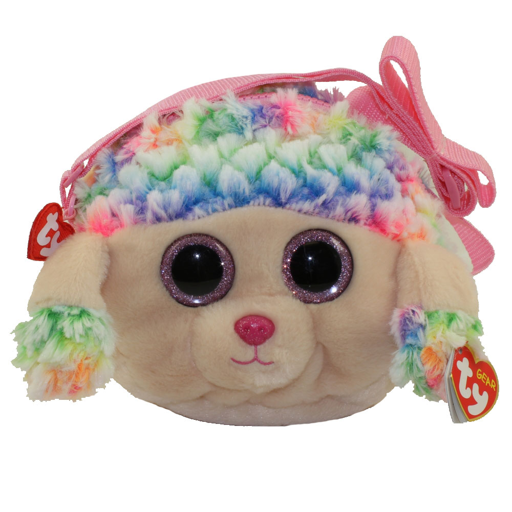 TY Gear Purse - RAINBOW the Dog (8 inch)