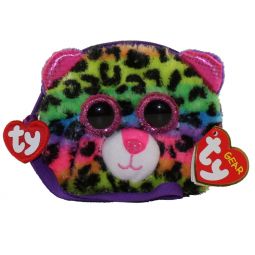 TY Gear Wristlet - DOTTY the Rainbow Leopard (5 inch)