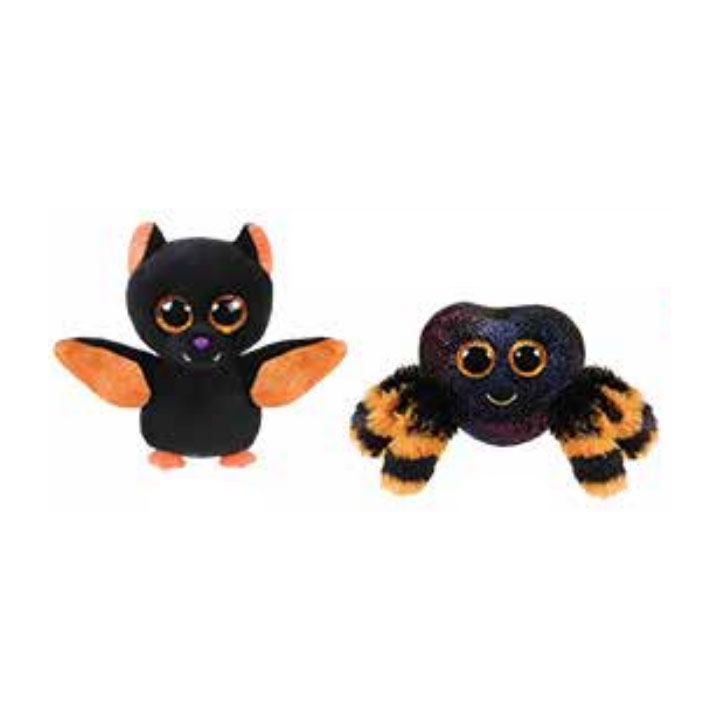 TY Halloweenie Beanie Babies - SET of 2 Halloween 2019 Releases (Echo & Cobb)(3 inch)