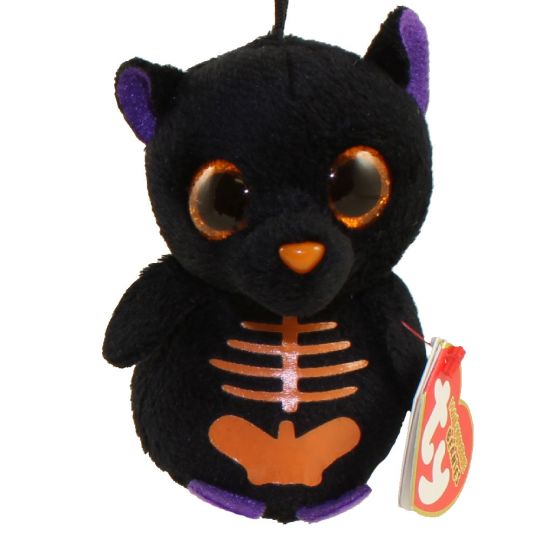 black bat beanie baby