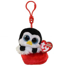 TY Holiday Baby - EARMUFFS the Penguin (2016) (key clip - 3.5 inch)