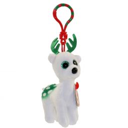 TY Holiday Baby - PEPPERMINT the Reindeer (2017) (key clip - 3.5 inch)