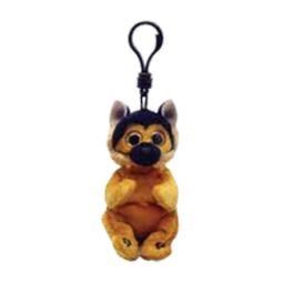 TY Beanie Baby (Beanie Bellies) - ACE the German Shepherd (Plastic Key Clip - 4 inch)