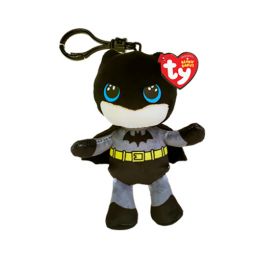 TY DC Comics Beanie Baby Clip - BATMAN (Plastic Key Clip - 4 inch)[Pre-order Ships 2026]