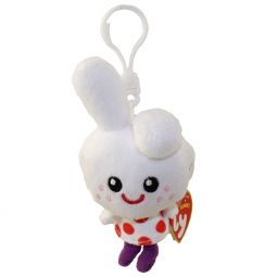 TY Beanie Baby - HONEY the Funny Bunny (Plastic Key Clip - Moshi Monster - UK Excl) (4.5 inch)