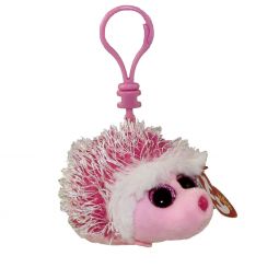 TY Beanie Baby - MRS. PRICKLY the Pink Hedgehog (Plastic Key Clip - 3.5 inch)