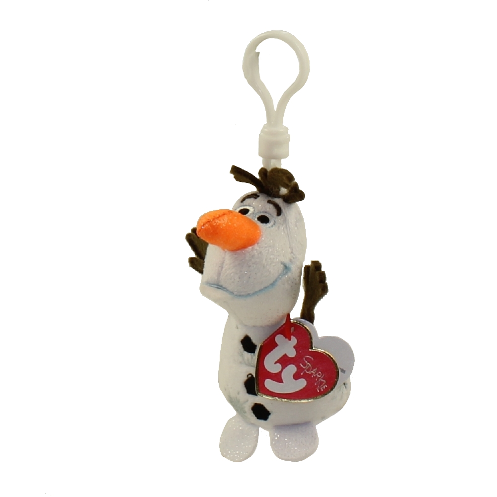 TY BEANIE DISNEY FROZEN OLAF 8/9 INCHES HE GIGGLES AND LAUGHS.  