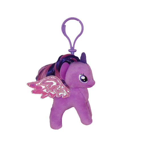 TY Beanie Baby - PRINCESS TWILIGHT SPARKLE (My Little Pony) (Plastic Key Clip - 5 inch)