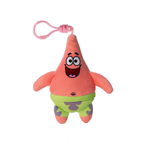 TY Beanie Baby Clip - PATRICK STAR (Plastic Key Clip - 4 inch) [COMING SOON]