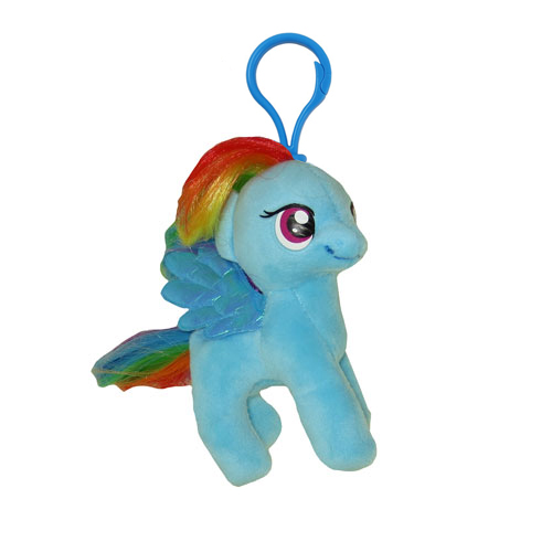 TY Beanie Baby - RAINBOW DASH (My Little Pony) (Plastic Key Clip - 5 inch)