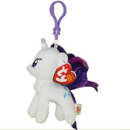 TY Beanie Baby - RARITY (My Little Pony) (Plastic Key Clip - 5 inch)