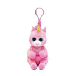 TY Beanie Baby (Beanie Bellies) - SKYLAR the Unicorn (Plastic Key Clip - 4 inch)