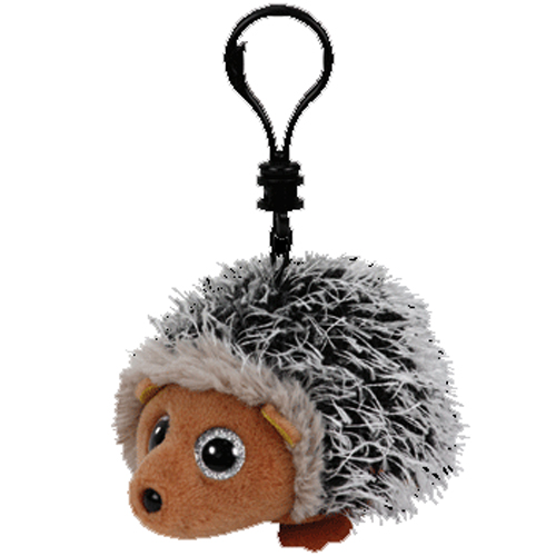 TY Beanie Baby - SPIKE the Hedgehog (Plastic Key Clip - 5 inch)