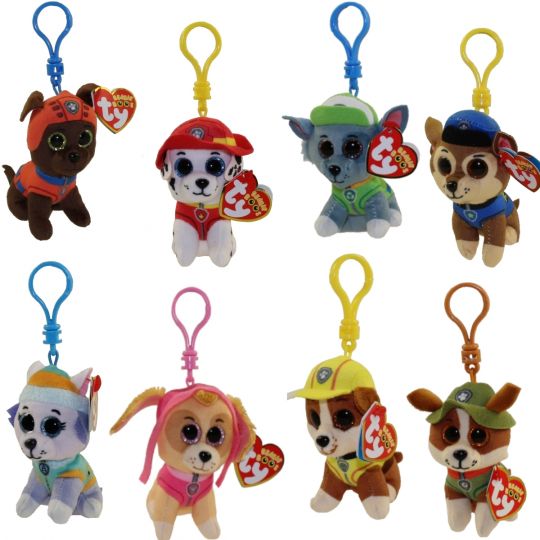 TY Beanie Babies - Paw Patrol - SET of 8 ( Key Clips ) BBToyStore.com - Toys, Trading Cards, Action Figures & Games online retail store shop sale