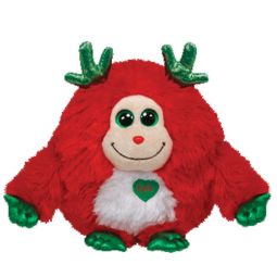 TY Monstaz - TINSEL the Red & Green Monster (Regular Size - 5 inch)