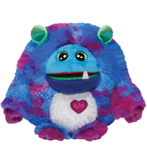 TY Monstaz - TOOTHY the Blue & Purple Monster (Regular Size - 5 inch)