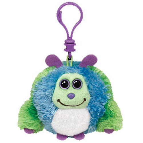 TY Monstaz - BENNY the Blue & Green Monster (Plastic Key Clip - 3 inch)