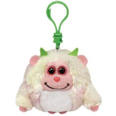 TY Monstaz - LOLA the Yellow & Pink Monster (Plastic Key Clip - 3 inch)